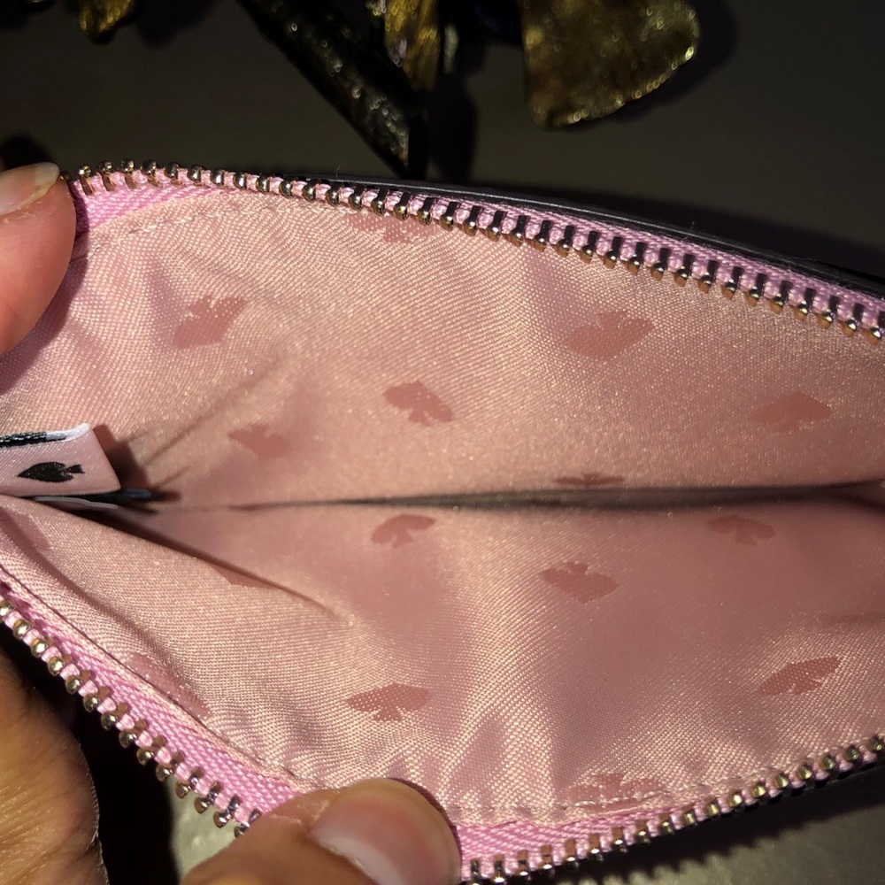 KATE♠️SPADE LOLA PINK GLITTER SATCHEL & WALLET - Picture 12 of 13